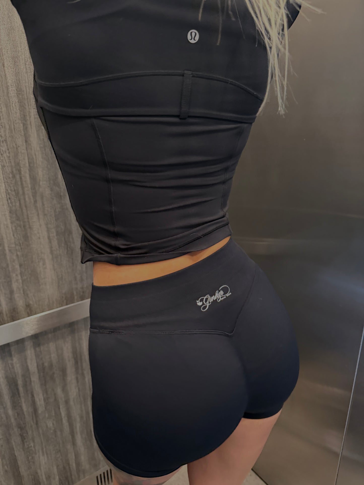 Black Shorts Set
